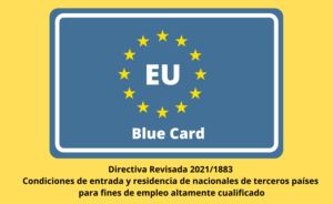 Tarjeta Azul de la Unión Europea