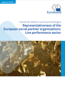 Representativeness of the European social partner organisations: Live performance sector
