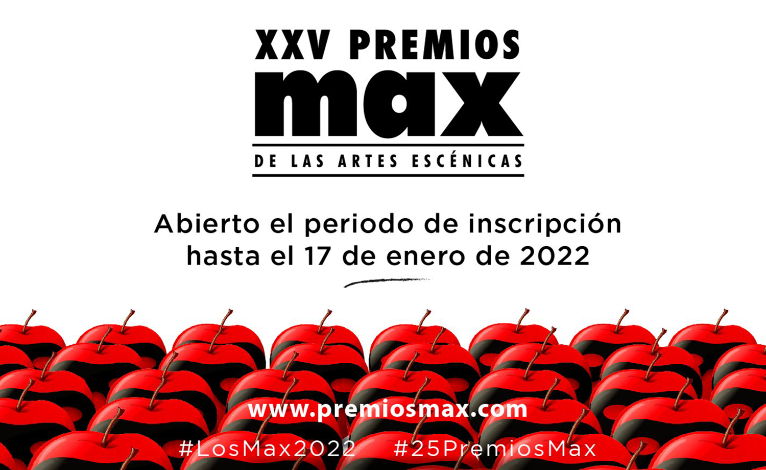 Inscríbete en la 25 edición de los Premios MAX