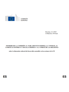 Informe sobre la dimensión cultural del desarrollo sostenible en las acciones de la UE