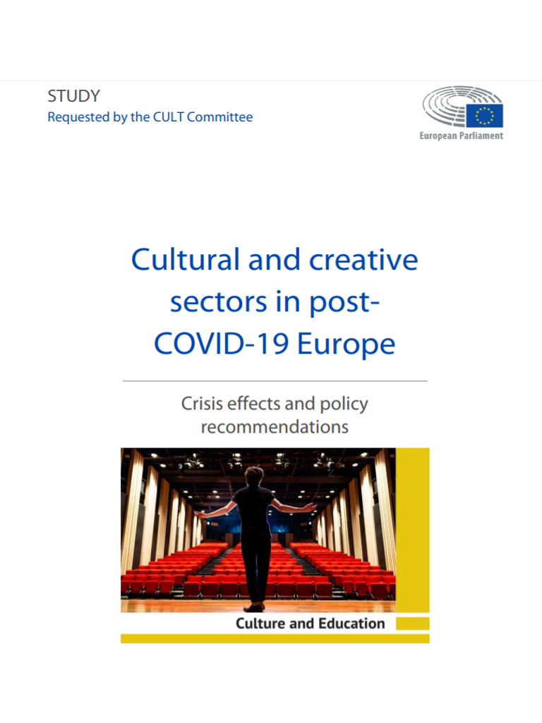 Cultural and creative sectors in Post – Covid 19 Europe