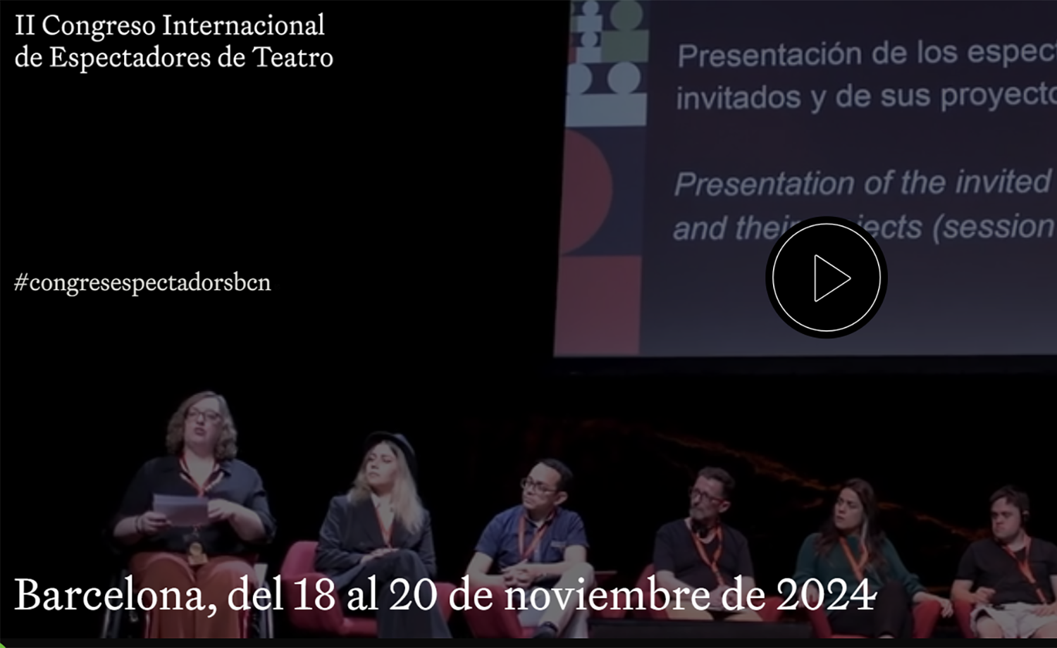 II Congreso Internacional de Espectadores de Teatro