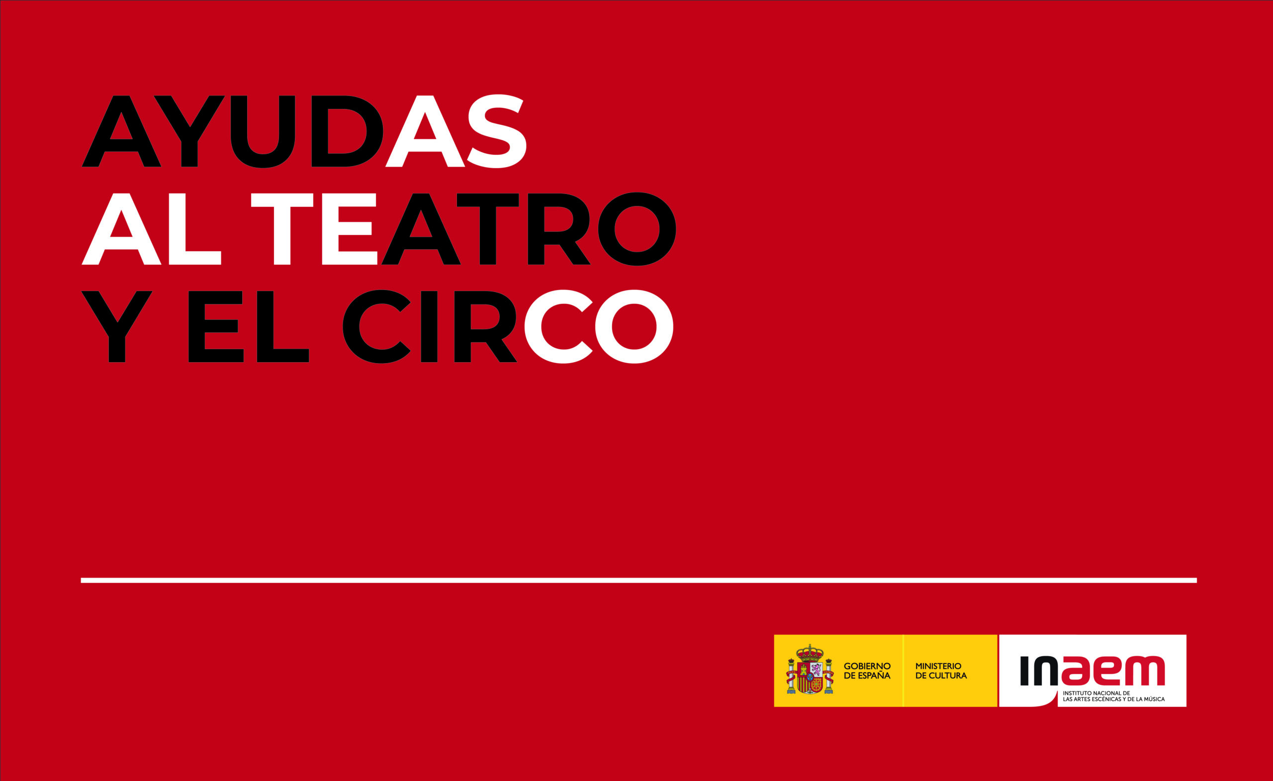 INAEM – Ayudas al teatro y el circo 2025